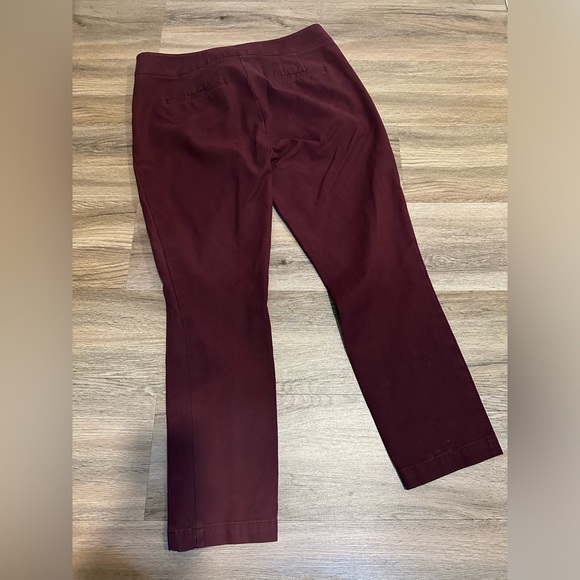LOFT Marisa Skinny Maroon Size 10 Women’s Pants - Picture 4 of 9